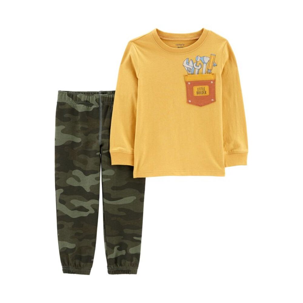 Carters Baby Boys Long Sleeves T-Shirt Joggers 2 Piece Set